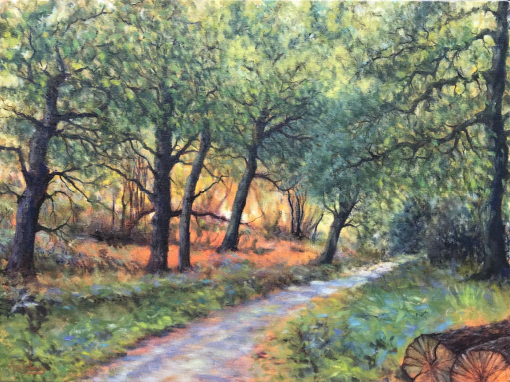 Wiveton Wood oil on canvas