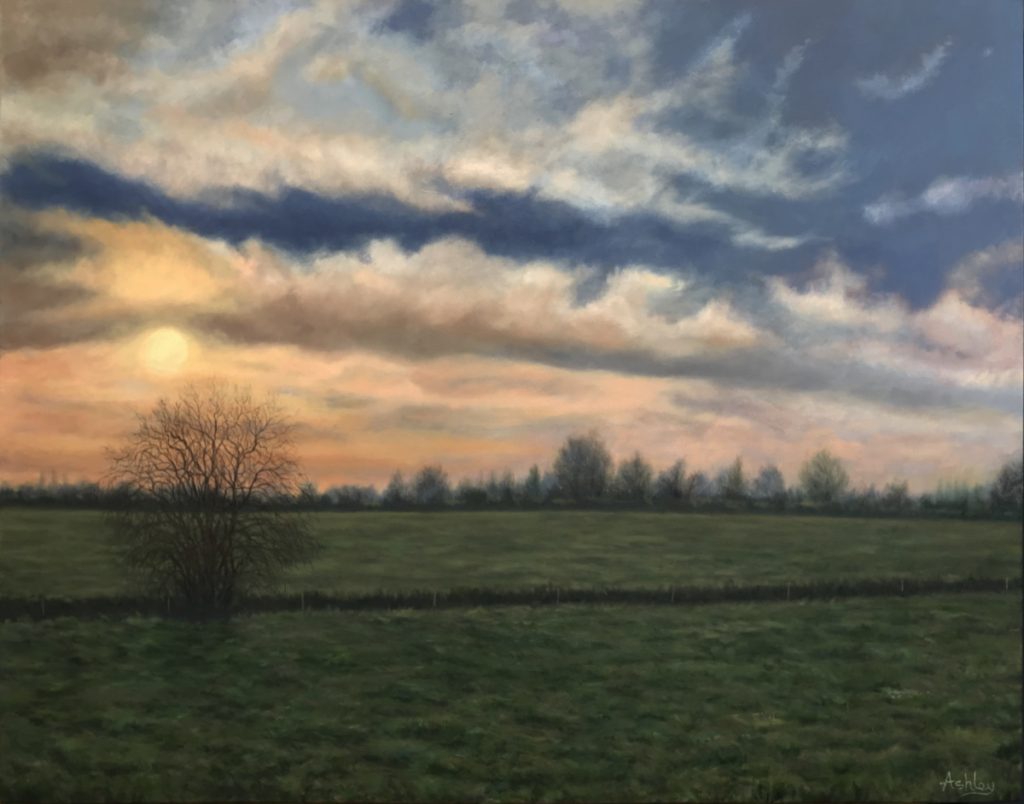 Lode Walk oil painting